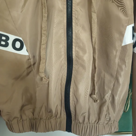 Beige Hooded Jacket - Picture 4 of 7